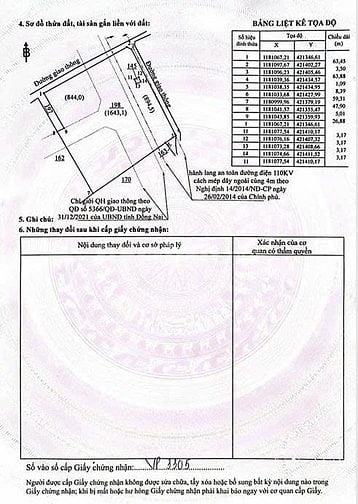 Bán Lô 4.762,4m2 Tại Tổ 17, ấp 1C, Xã Phước Thái, Huyện Long Thành,