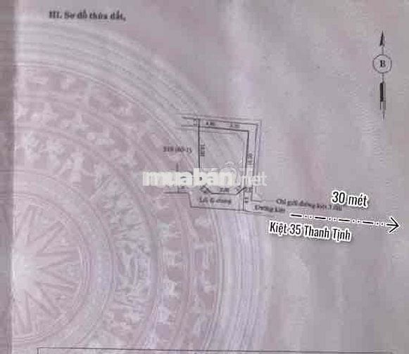 bán đất kiệt Thanh Tịnh- gần Chợ Vỹ Dạ
