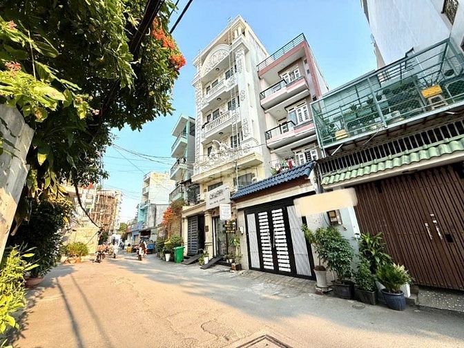 ⭐️Bán Toà CHDV 6 Lầu Cao cấp hẻm 10m Phạm Văn Chiêu, P14, thu 100triệu