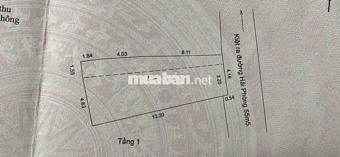 Bán đất kiệt ô tô Hải Phòng, trung tâm Thanh Khê