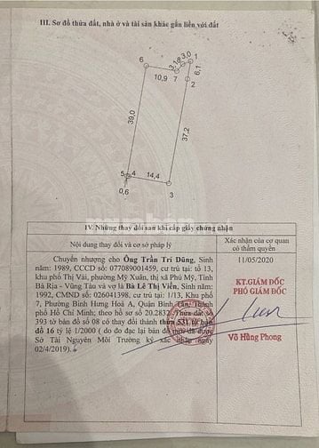 Mua bán đất Sônng Xoài Bà Rịa Vũng Tàu