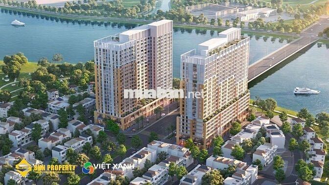 Căn góc 3PN view pháo hoa, trung tâm, biển mỹ khê 2 mặt tiềnSun Spana.