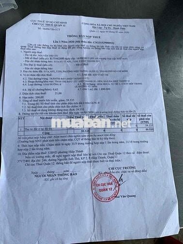 bán nhà mặt tiền hiệp thành 17 q12 gần chợ hiệp thanh