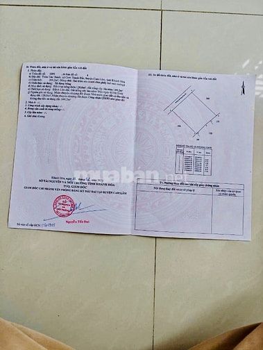 Bán đất thổ cư Cam Lâm Khánh Hoà