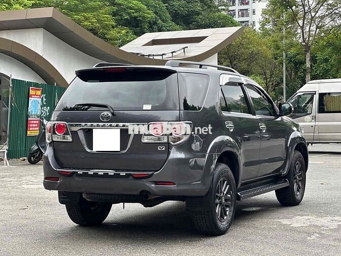 Toyota Fortuner 2.7V 4x2 model 2016 màu xám đẹp