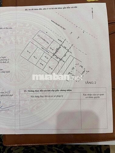 Nhà mặt tiền 2 tầng 39 Nguyễn Văn Nghi khu kinh doanh sầm uất