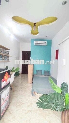 Phòng trọ quận 4, bancol tách bếp, Full nội thất, gần ULAW, NTTU