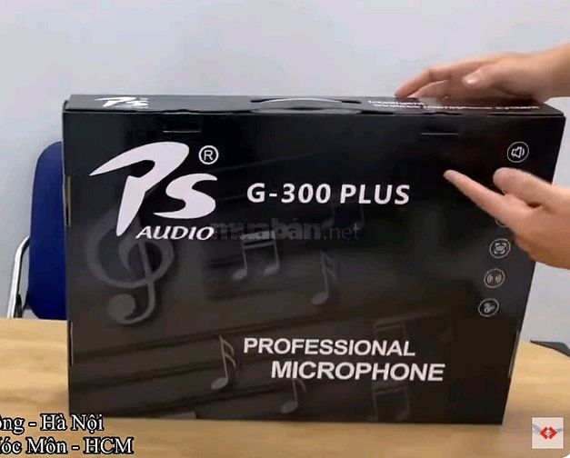 Bộ Micro không dây PS Audio G300 Plus hát hay có giá tầm trung
