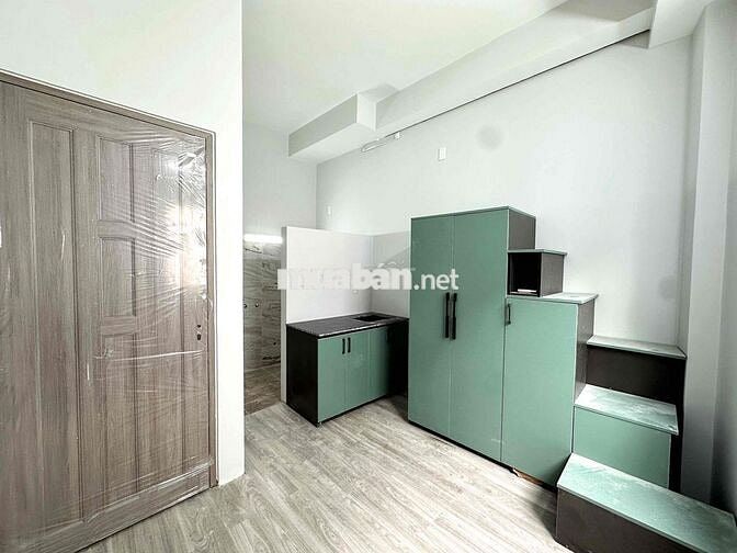 CĂN HỘ STUDIO CỬA SỔ, FULL NỘI THẤT, GIÁ TỐT, GẦN ĐH KINH TẾ B (450M)