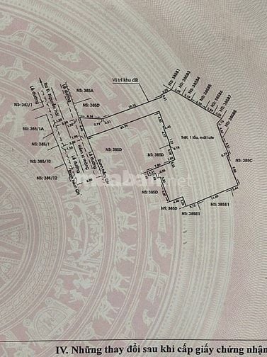 Bán đất Nguyễn Trãi Quận 1, 689,6m², sổ hồng riêng giá 170 tỷ 