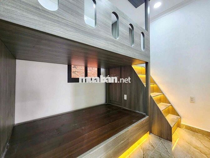 Nhà mới hoàn thiện 1 lầu Full nội thất - đường Trần Văn Khánh Q7