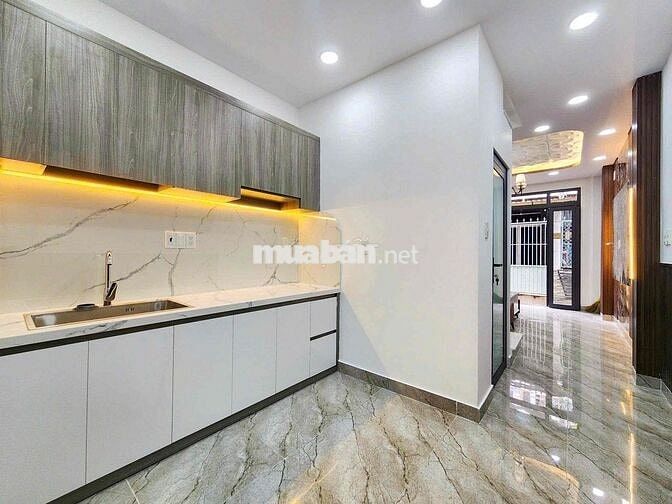 Nhà mới hoàn thiện 1 lầu Full nội thất - đường Trần Văn Khánh Q7