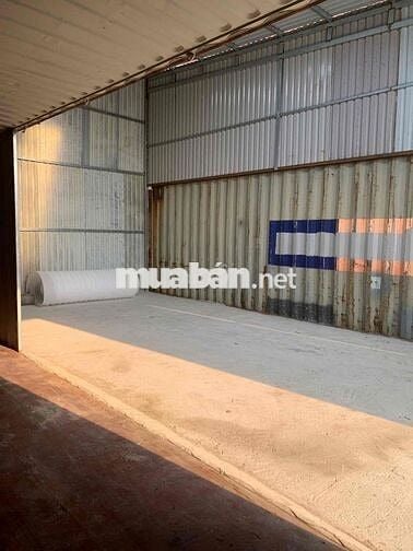 Kho trong bãi xe tải Mặt tiền Quốc lộ 1a, 7,5 x 12,5m