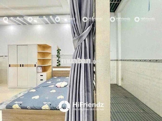 CĂN HỘ STUDIO FULL NỘI THẤT - MÁY GIẶT RIÊNG - FREE XE