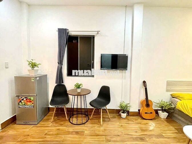 Căn hộ cao cấp Full nội thất, ngay Cv Hoàng Văn Thụ, có bảo vệ an ninh