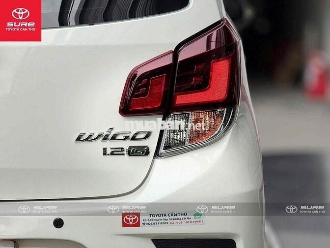 Toyota Wigo 2019 1.2 AT - bảo hành Toyota