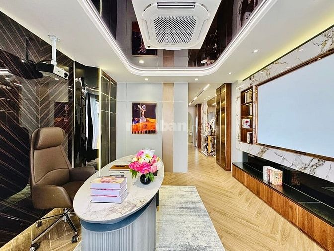 NÉT CĂNG! Siêu phẩm 5 Lầu tuyệt đẹp THANG MÁY hẻm 7m Nguyễn Văn Khối 