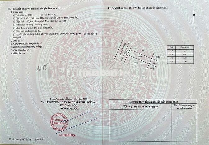 Bán chính chủ !!! Đất vị trí đẹp gần trường học KDC T&T Thái Sơn.