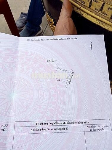 Đất thổ cư đường 826 xã Long trạch