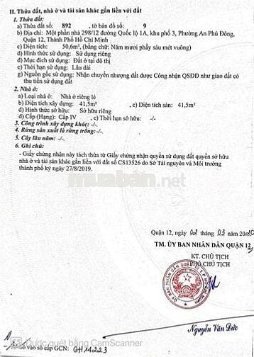 💥MUA BÁN CHÍNH CHỦ ĐẤT 1/ AN PHÚ ĐÔNG Q12- DIỆN TÍCH 50M2(4.7 X 10.5)