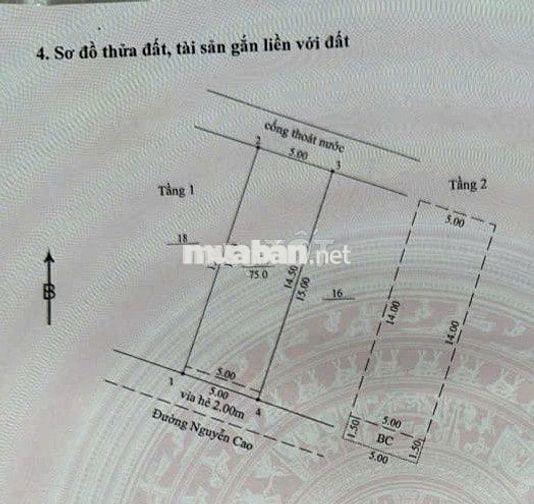 🏡 NHÀ 2 TẦNG – MẶT TIỀN NGUYỄN CAO – CÁCH BIỂN NGUYỄN TẤT THÀNH 100M
