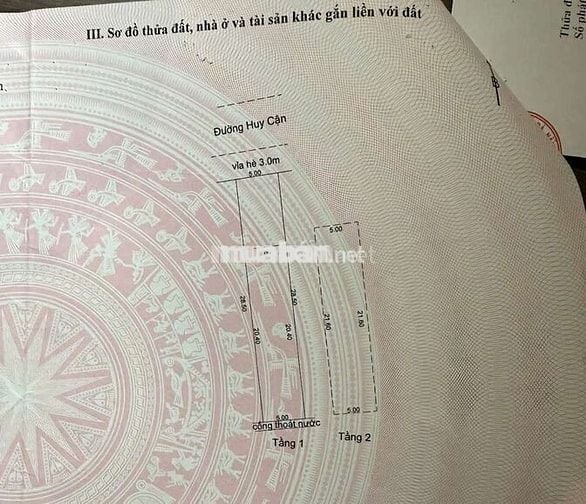 Bán nhà 2 tầng mặt tiền - Huy Cận - Đà Nẵng