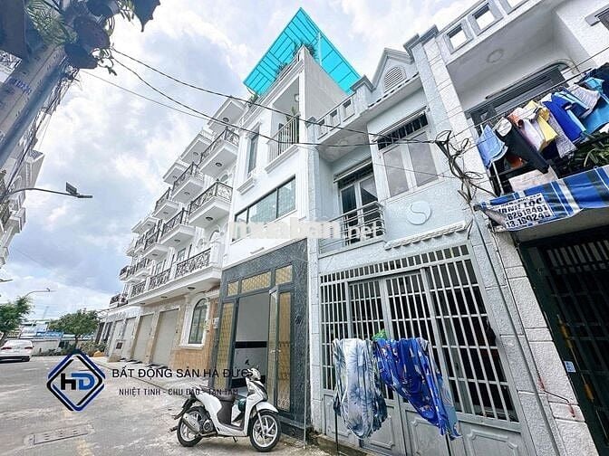 Nhà trệt lửng 2 lầu 4x12 hẻm nhựa 8m có vỉa hè