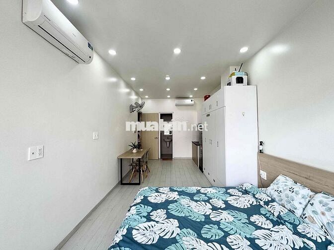 Căn Hộ Stu Ban Công 40m2 FullNT Cao Cấp Có Thang Máy, Giặt Sấy