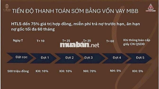Nhà vườn liền kề mặt phố An Thượng 4 KDT Vista Nam An Khánh
