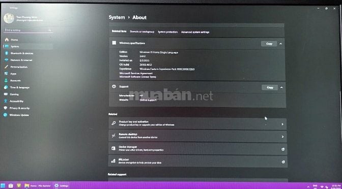 Bán nguyên bộ máy tính để bàn HP