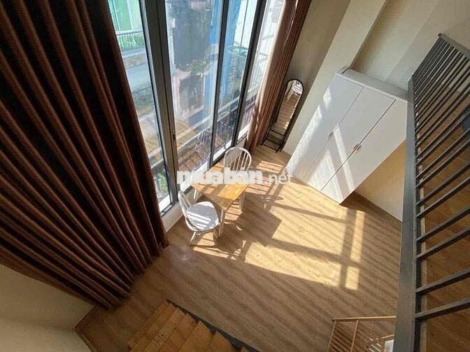 duplex cửa sổ lớn siêu thoáng máy giặt riêng full nội thất