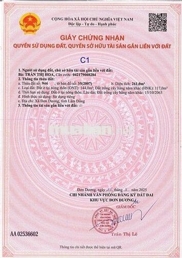 BÁN LÔ ĐẤT 2 MẶT TIỀN - TRUNG TÂM THỊ TRẤN THẠNH MỸ - VEN ĐÀ LẠT 🍀