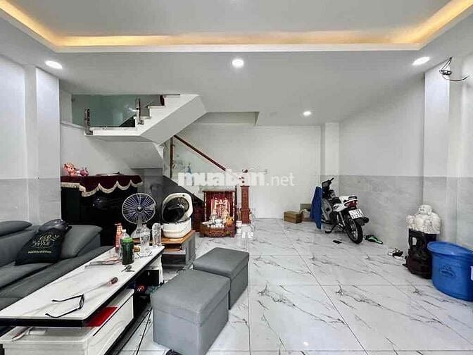 CÁCH MẶT TIỀN ĐƯỜNG NGUYỄN VĂN ĐẬU 10m ,Nhà mới xây ,chiều ngang lớn