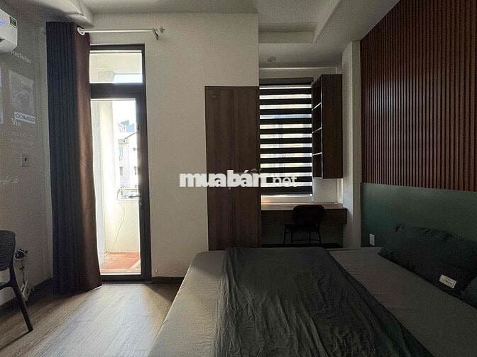 Căn hộ 1PN ban công view city, full nội thất, máy giặt riêng