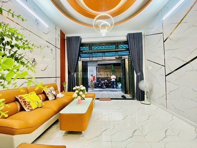 ⭐️Nhà 3 Lầu DT:4x12,6m; đẹp Cao cấp hẻm xe hơi Phạm Văn Chiêu, P8.