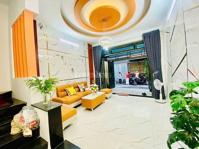 ⭐️Nhà 3 Lầu DT:4x12,6m; đẹp Cao cấp hẻm xe hơi Phạm Văn Chiêu, P8.
