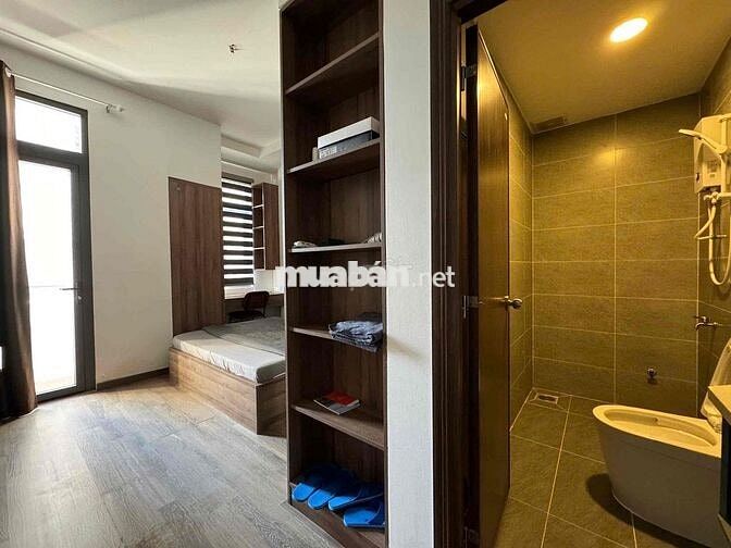 Căn hộ 1PN ban công view city, full nội thất, máy giặt riêng