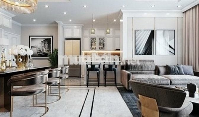 Căn hộ đầy đủ nội thất 54m2 _01phòng ngủ KĐT Vinhomes Central Park