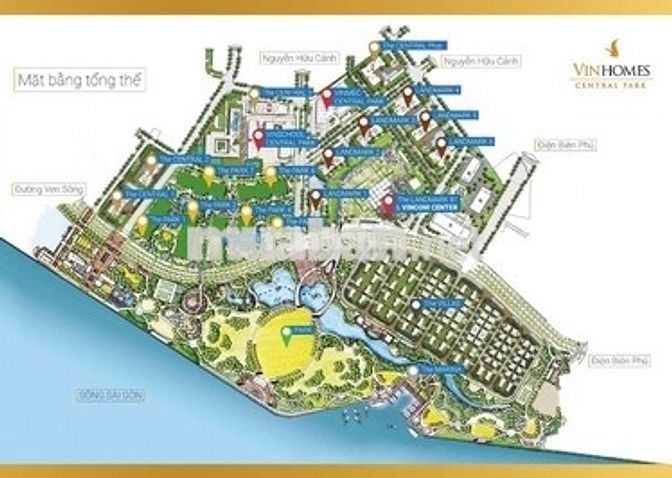 Căn hộ đầy đủ nội thất 54m2 _01phòng ngủ KĐT Vinhomes Central Park