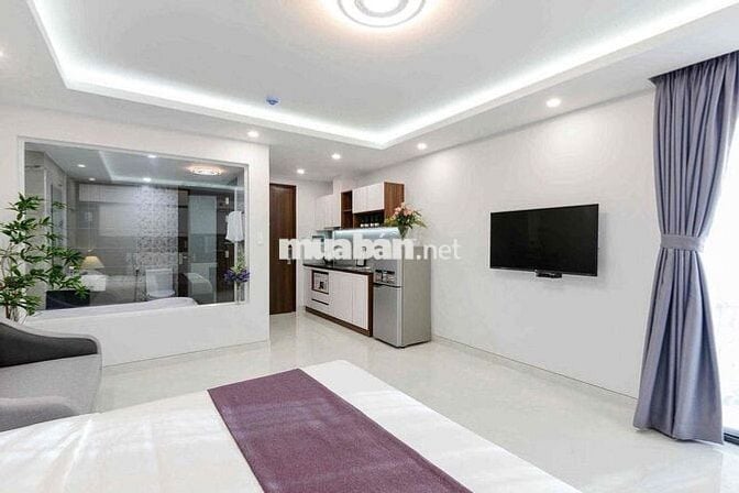 Căn Hộ 1PN rộng thoáng, Full nội thất new, máy giặt riêng, gần Quận 1