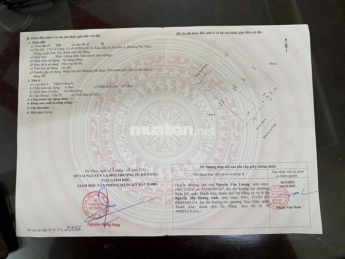 Siêu vị trí đẹp nhà 2 tầng mặt tiền đường 7,5m Lê Chân sát Đỗ An Hàn