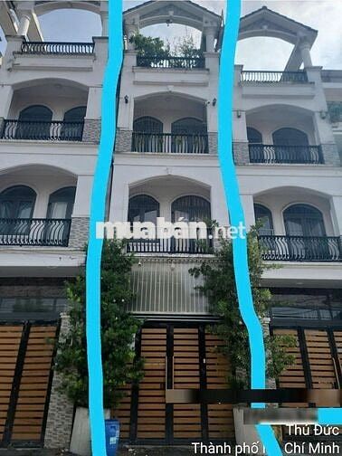 Bán Nhà 1 trệt 2 lầu 5pn 5wc Gần KĐT Vạn Phúc - Hẻm xe hơi né nhau