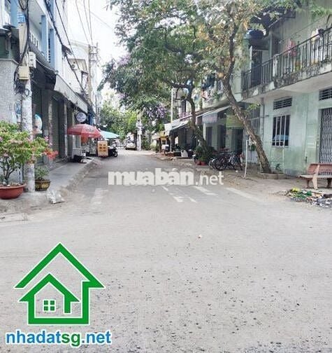 NHÀ GÓC 2 MẶT TIỀN – 4 TẦNG – ĐƯỜNG NHỰA 12M – NGAY CHỢ