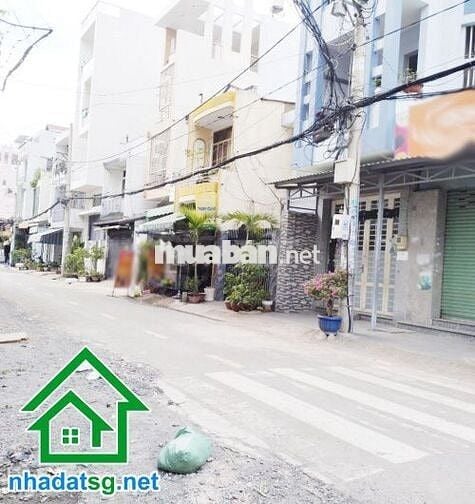 NHÀ GÓC 2 MẶT TIỀN – 4 TẦNG – ĐƯỜNG NHỰA 12M – NGAY CHỢ