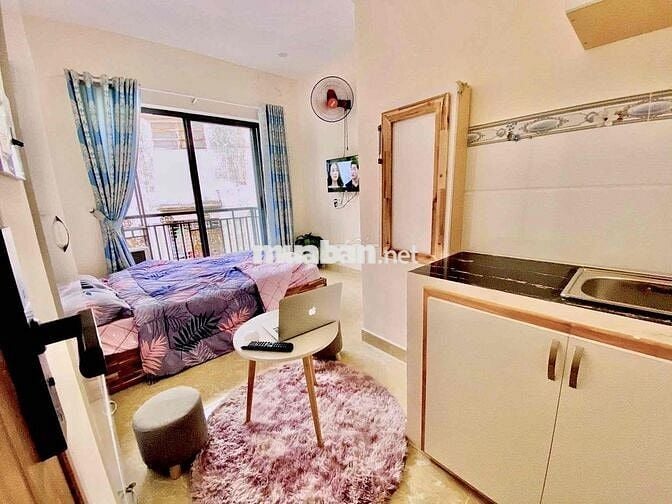 🥶Studio Ban Công Lớn - Gần CV Hoàng Văn Thụ, Sân Bay - Full NT 🥶
