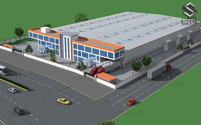 Cho thuê kho xưởng 1700m2 , KCN Đức Hòa , Long An , hợp đồng dài hạn