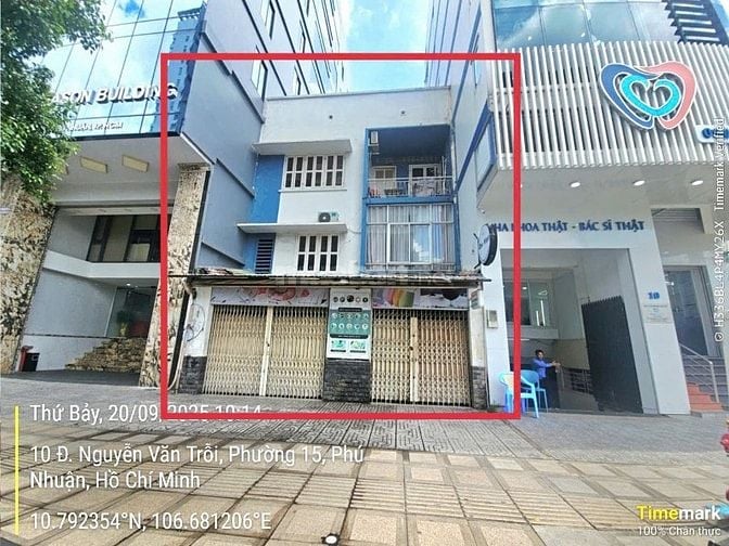 Mặt Tiền Nguyễn Văn Trỗi, p15 ,Q. Phú Nhuận  7,5 X 13m ,3 tầng , 58 tỷ
