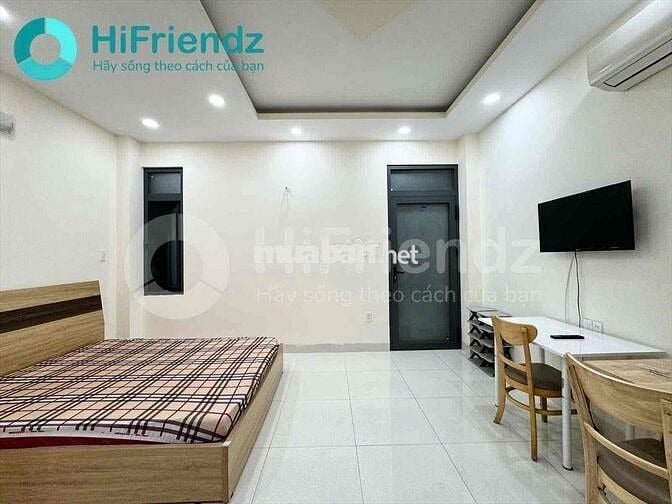 Căn Hộ Studio Máy Giặt Riêng Thang Máy Full Nội Thất Ngay Cầu Vượt 3/2