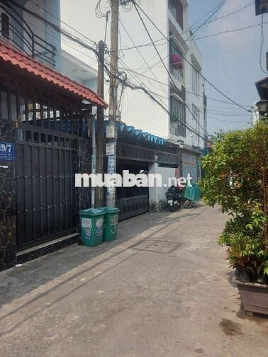 NHÀ HXH ĐHT 02, P.TÂN HƯNG THUẬN, Q12-DT6x11m 1 LẦU 3PN 2WC
