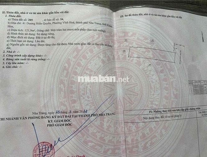 BÁN LÔ ĐẤT KHU BA LÀNG, VĨNH HẢI RẤT GẦN BIỂN